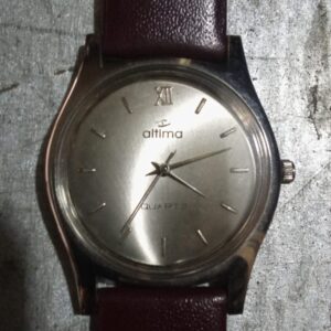 Wristify Men's Classic Analog Quartz Watch with Brown Leather Strap